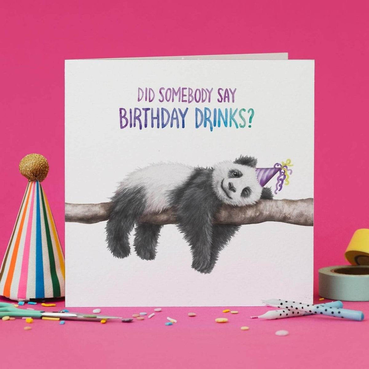 Birthday Drinks Birthday Card - House of Cards