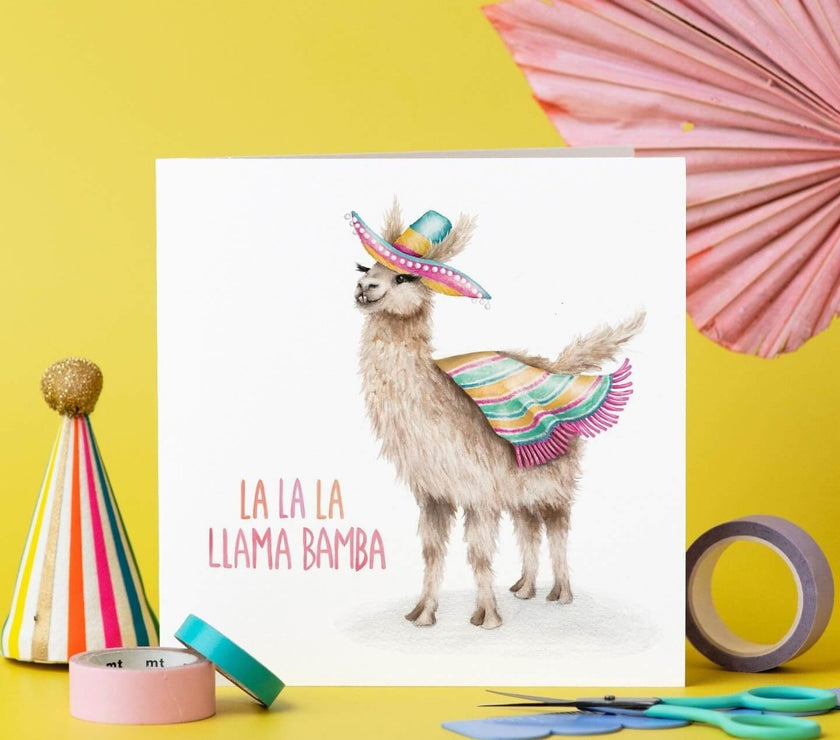 La La La Birthday Card