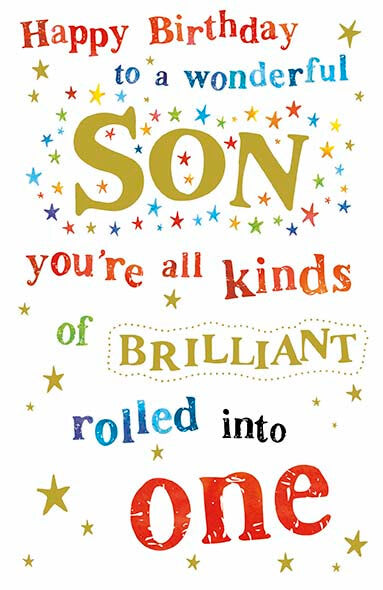 Son Birthday Card