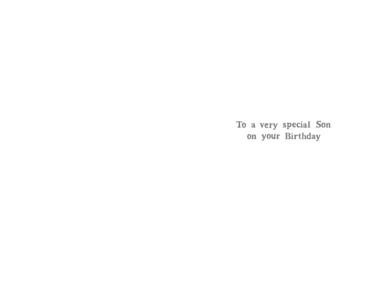 Son Birthday Card