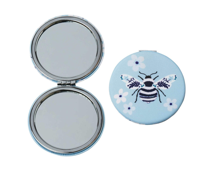 Blue Bee Mirror