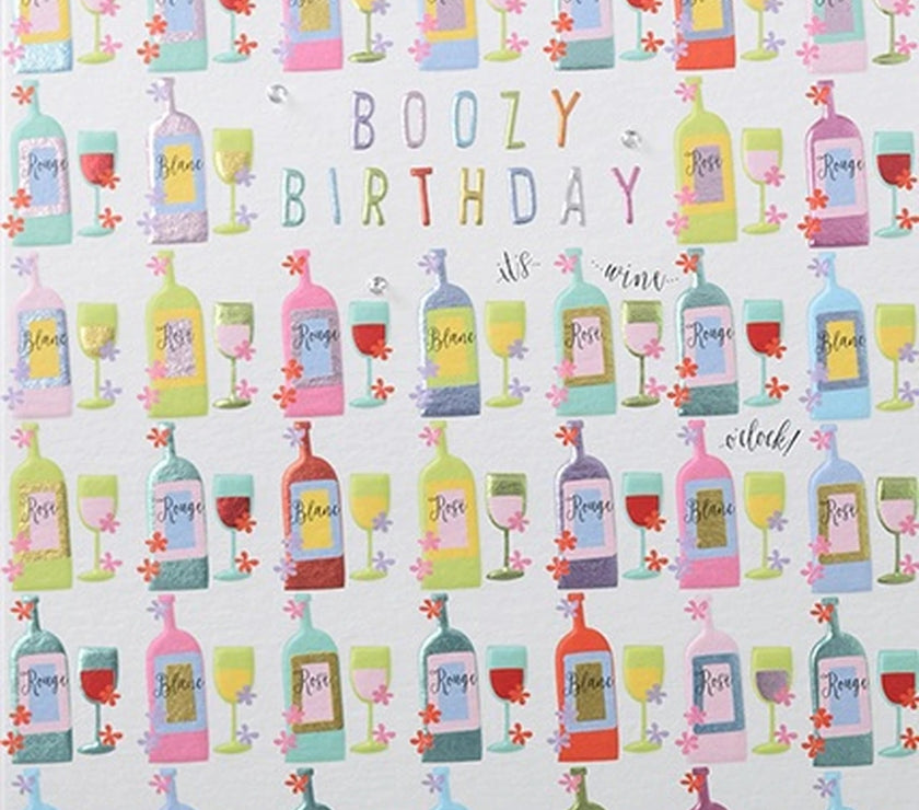 Boozy Birthday Card