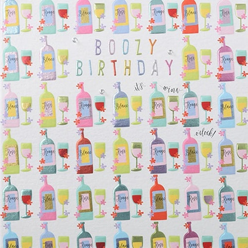 Boozy Birthday Card