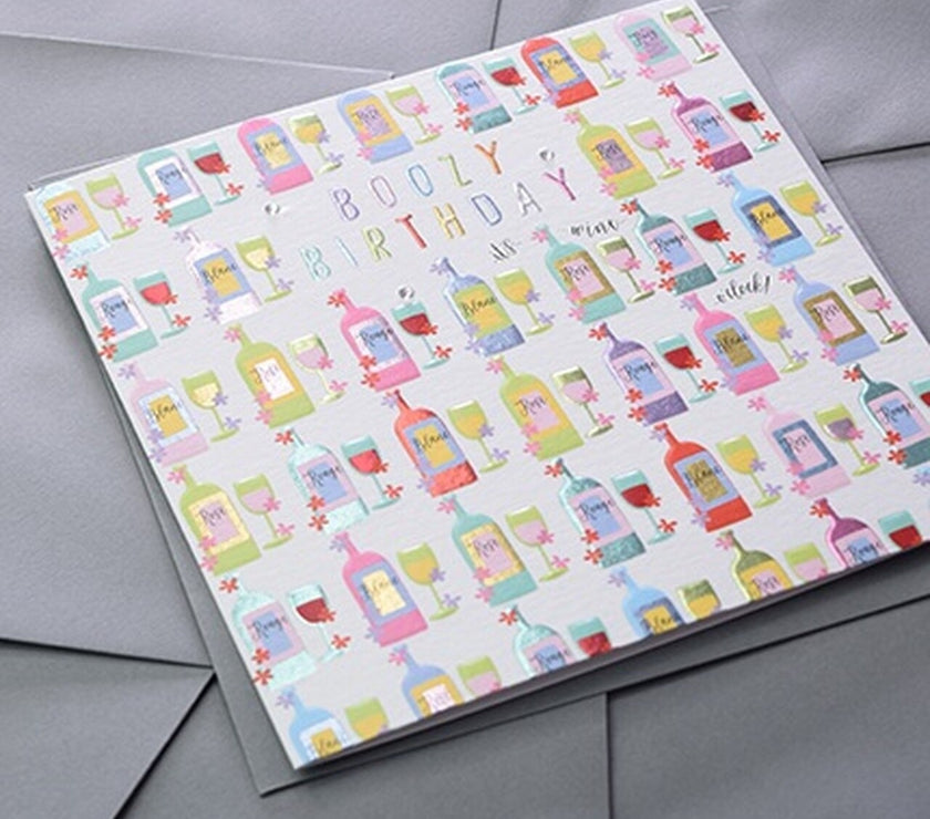 Boozy Birthday Card