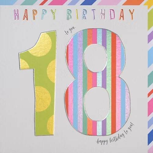 Happy 18th Birthday Card - House of Cards