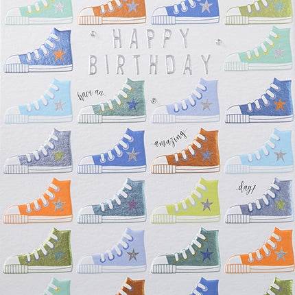 Trainers Birthday Card - House of Cards