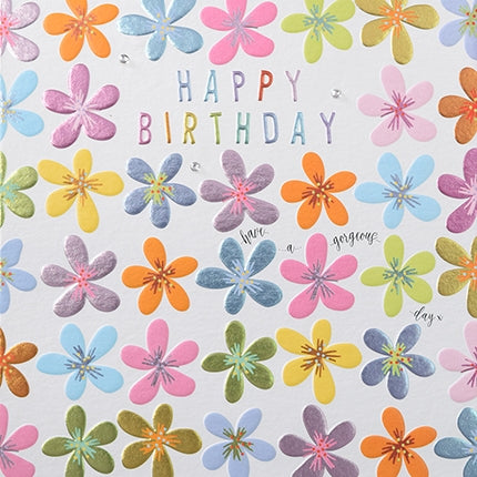 Flowers Birthday Card