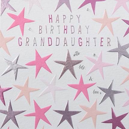 Granddaughter Birthday Card - House of Cards