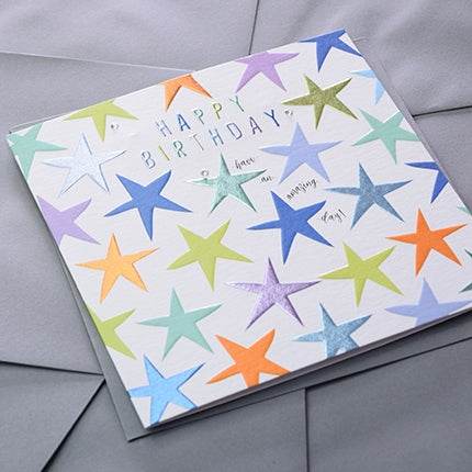 Stars Birthday Card - House of Cards