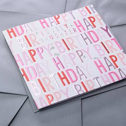 Daughter Birthday Card