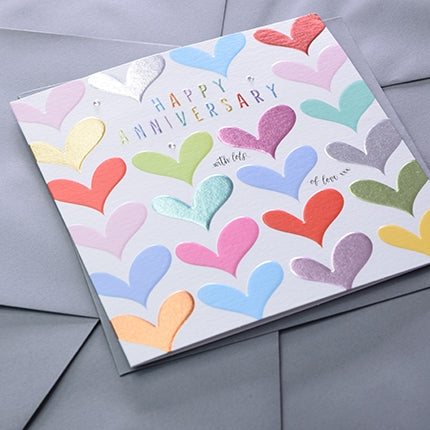Hearts Anniversary Card