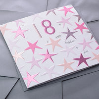 Pink 18th Birthday Card