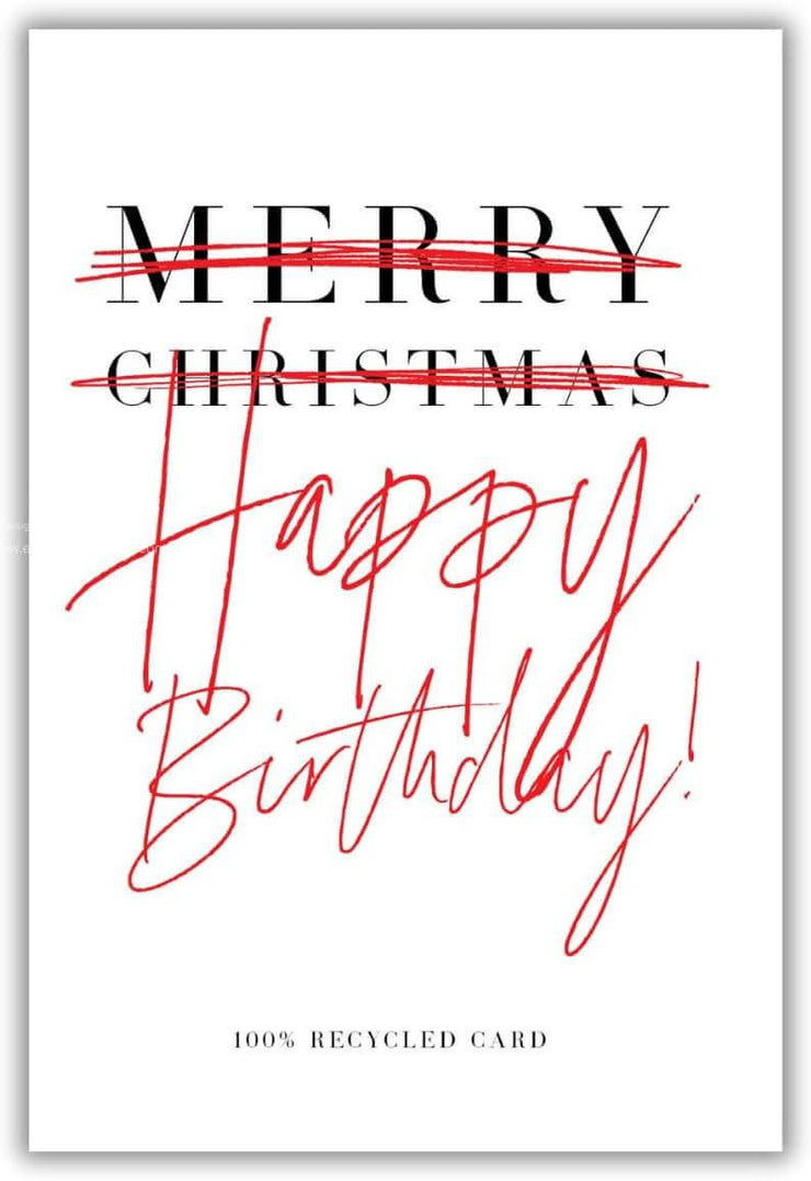 100% Recycled Birthday Card - House of Cards