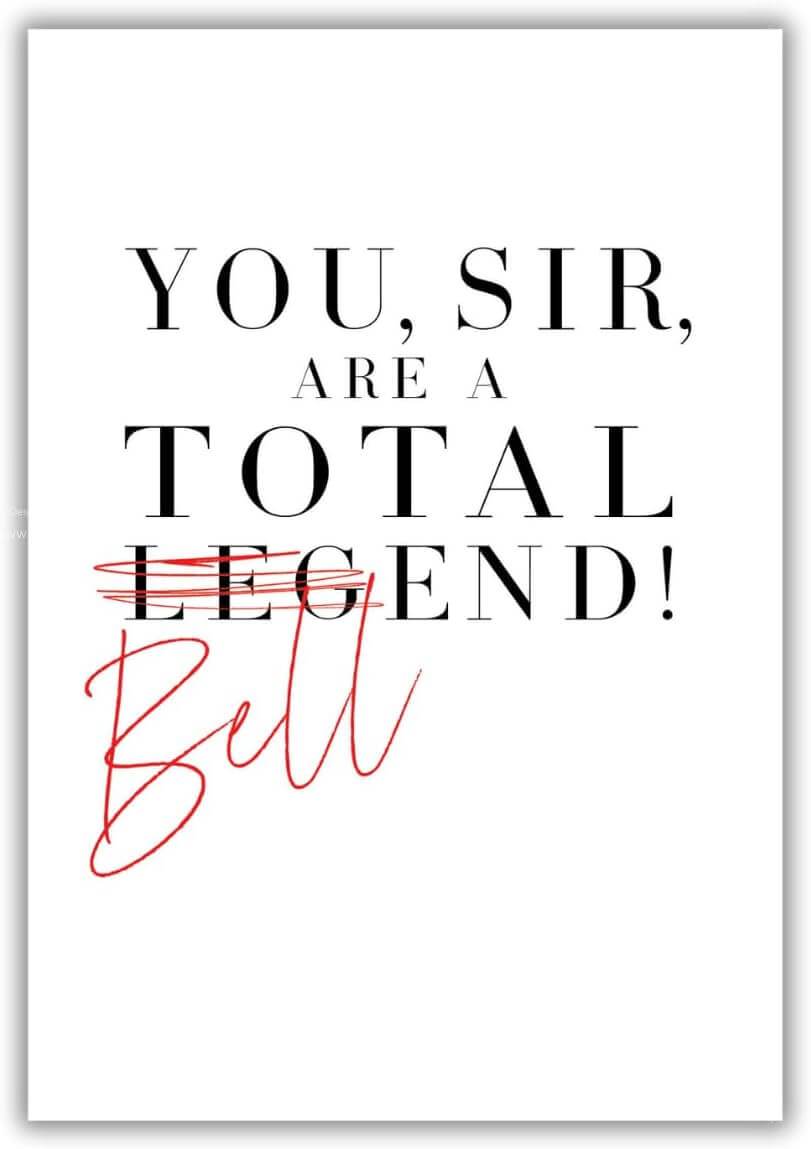 Total Legend Birthday Card - House of Cards