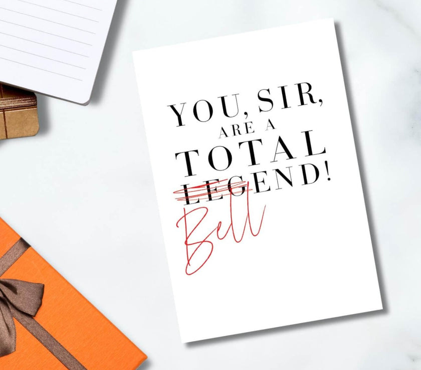 Total Legend Birthday Card