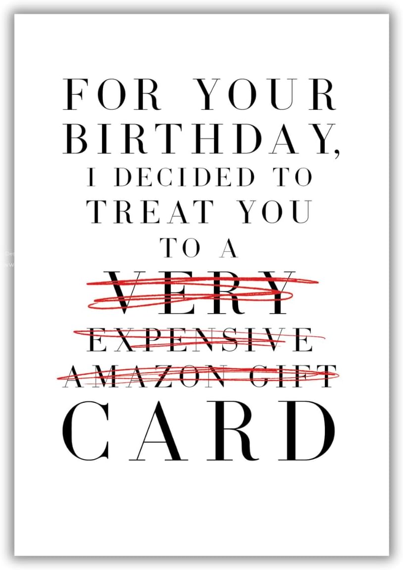 Gift Card Birthday Card