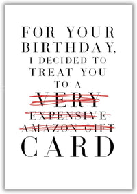 Gift Card Birthday Card
