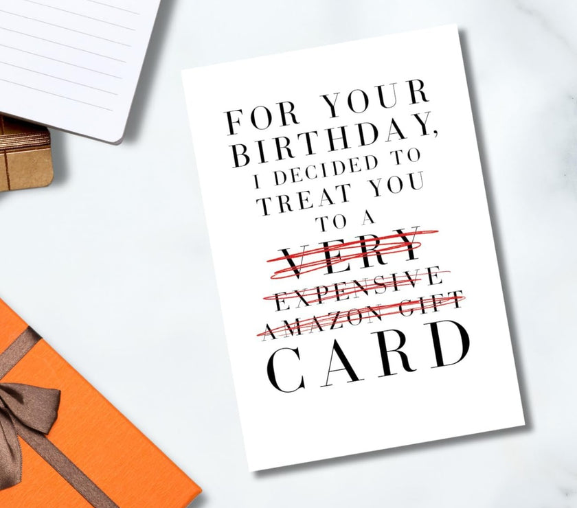 Gift Card Birthday Card