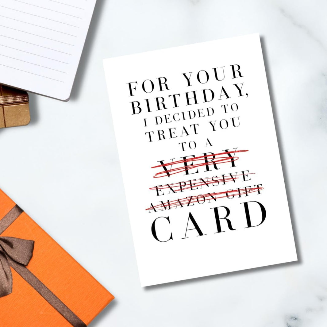 Gift Card Birthday Card