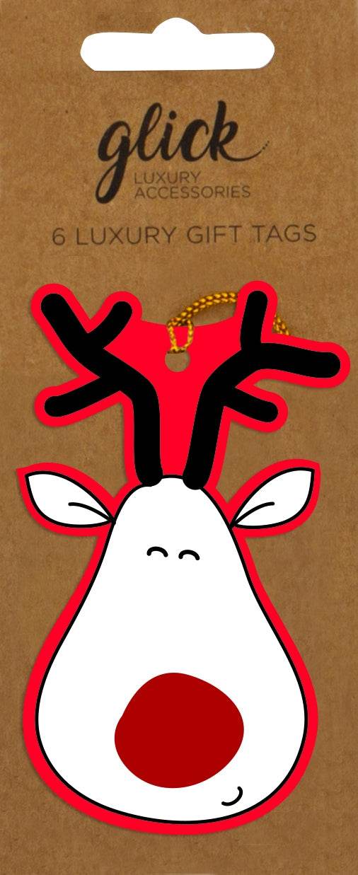 18 Luxury Reindeer Selfie Christmas Gift Tags - House of Cards
