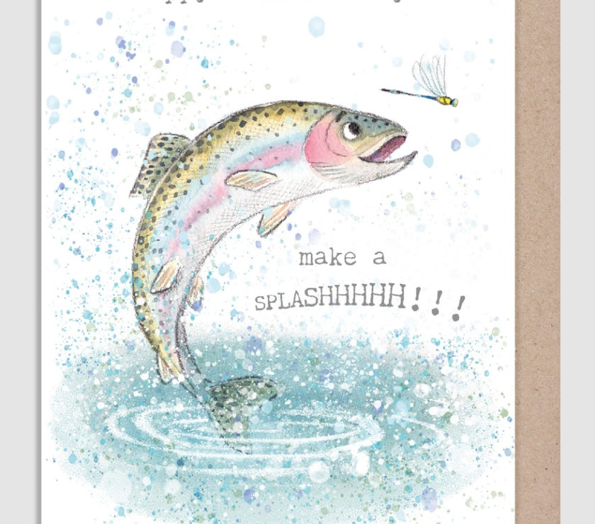 Splash Fathers Day Card