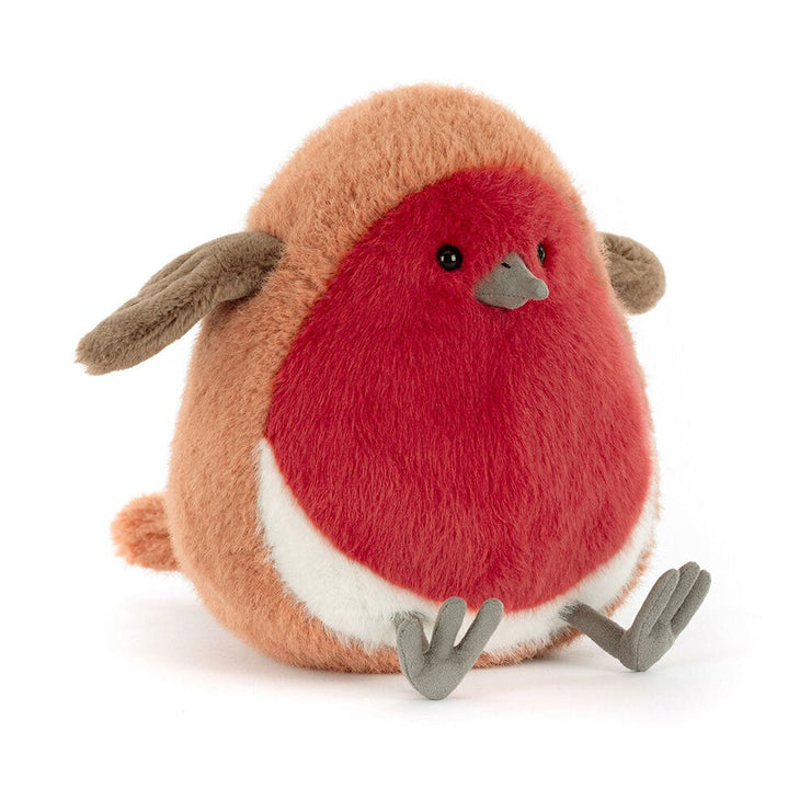 Christmas Plum Robin
