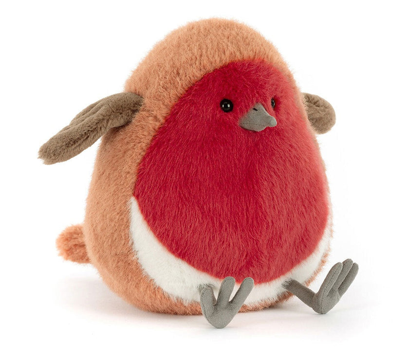 Christmas Plum Robin