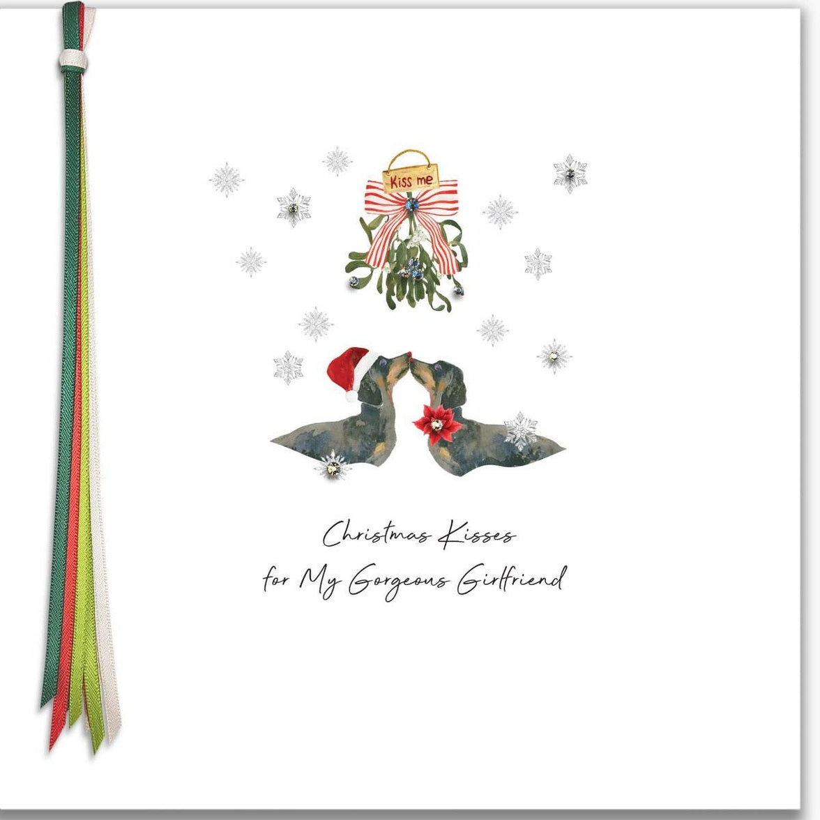 Girlfriend Large Christmas Card - House of Cards