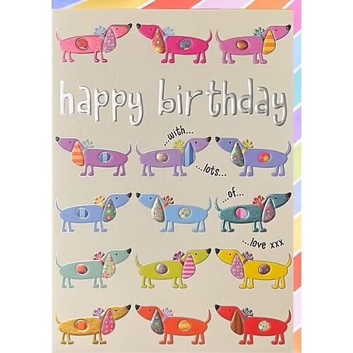 Dogs Birthday Card