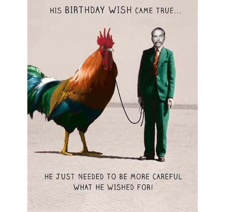 Rib Birthday Wish Birthday Card
