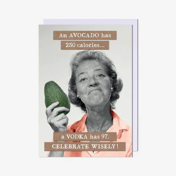 An Avocado Birthday Card - House of Cards