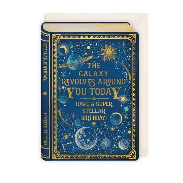 The Galaxy Birthday Card