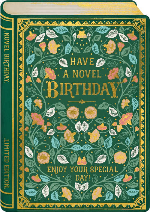 Story Book Novel Birthday Card