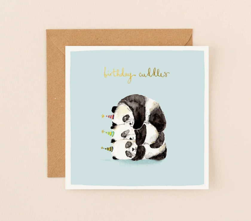 Pandas Birthday Card