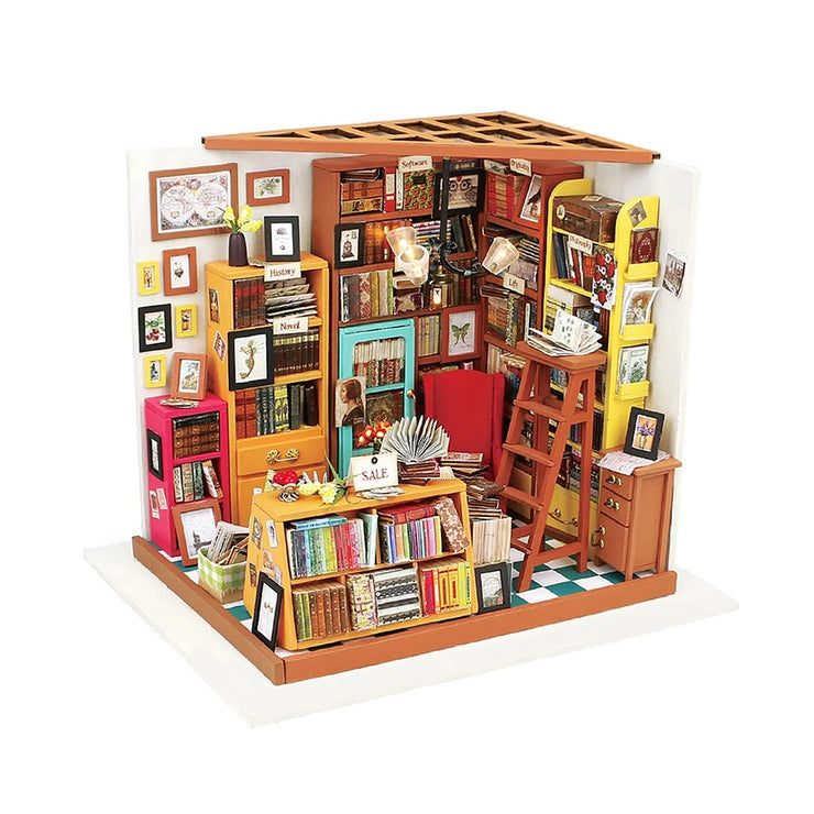 Sam’s Study Miniature Dollhouse Kit