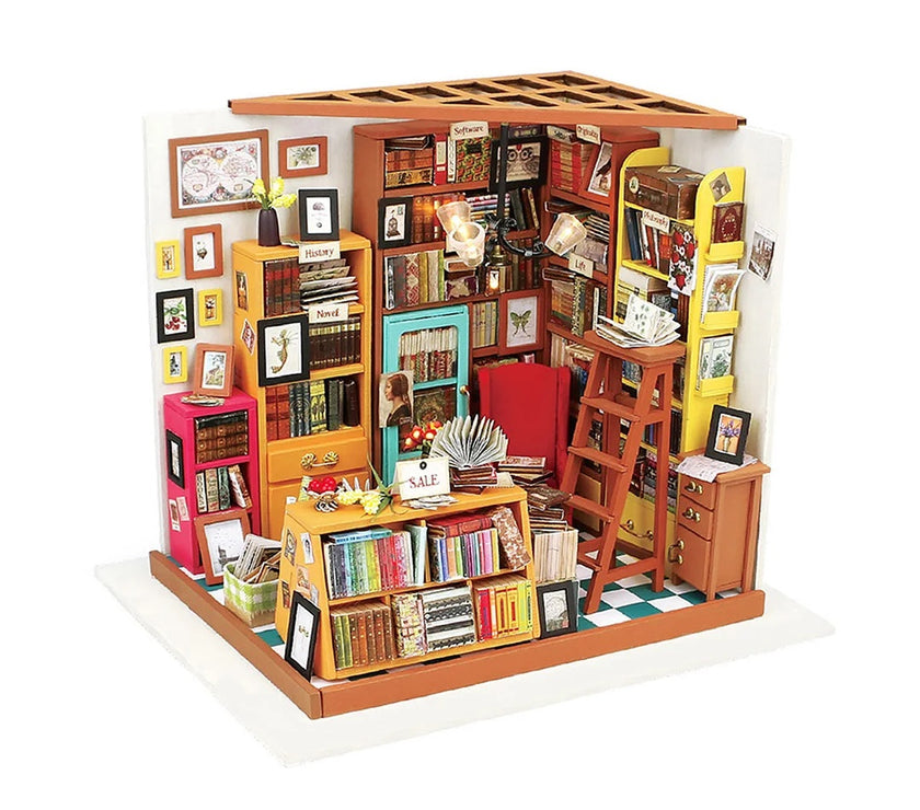 Sam’s Study Miniature Dollhouse Kit