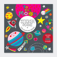 To the Moon Sticker Scene Book