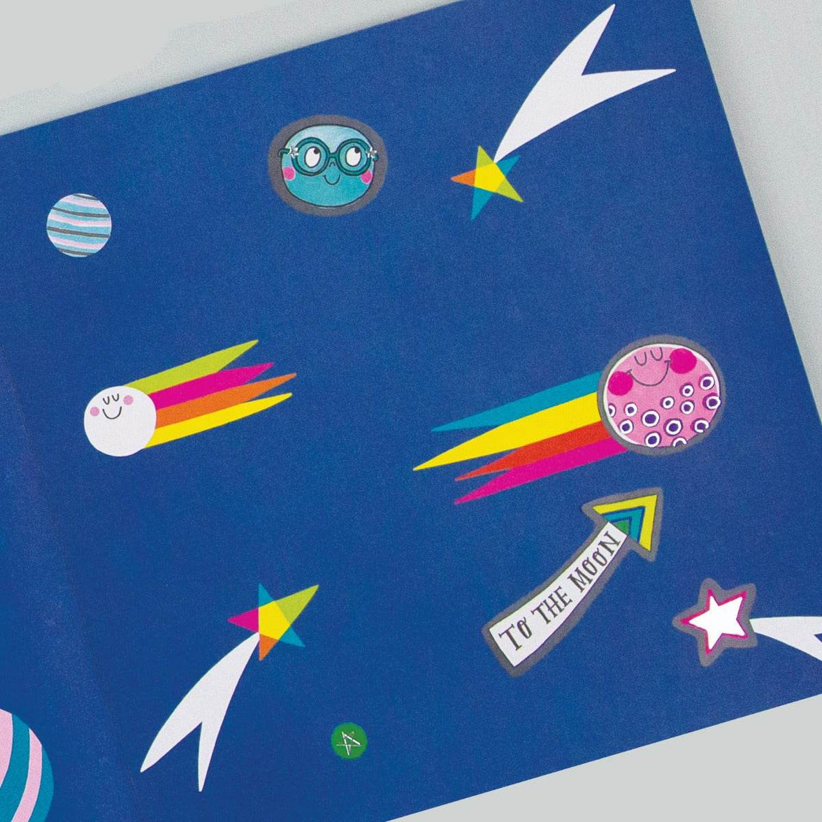 To the Moon Sticker Scene Book - House of Cards
