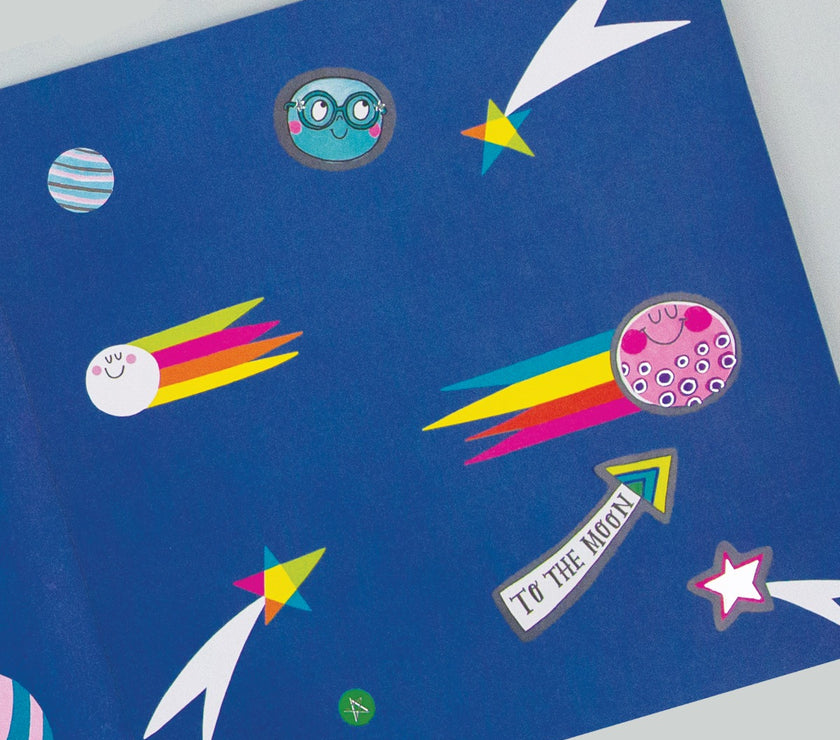 To the Moon Sticker Scene Book