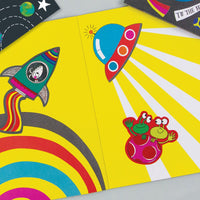 To the Moon Sticker Scene Book