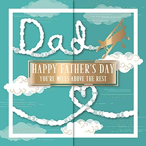 Bi-Plane Fathers Day Card