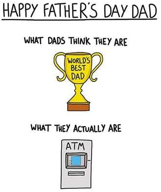 What A Dad Really Is Fathers Day Card