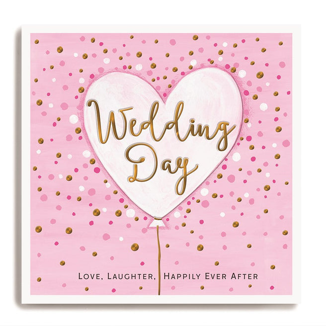 Wedding Day Balloon Greeting Card