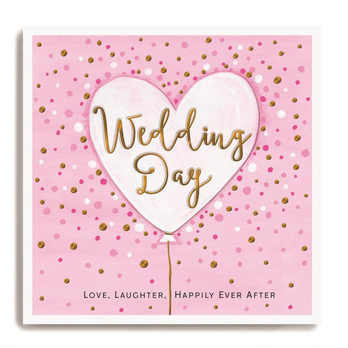 Wedding Day Balloon Greeting Card