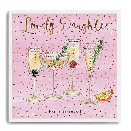 Lovely Daughter Happy Birthday Card