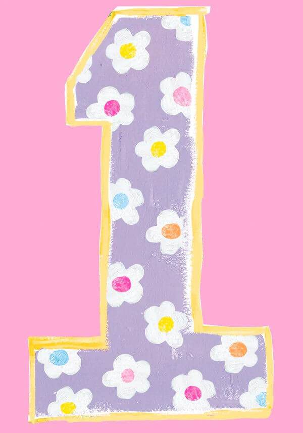 1st Birthday Card - House of Cards