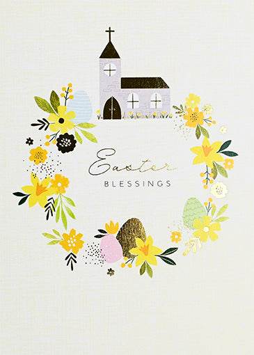 Church Blessings Easter Card - House of Cards