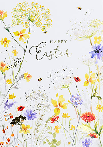 Spring Meadow Happy Easter Card