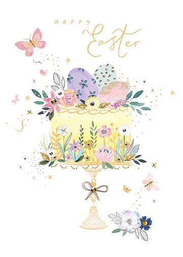 Cake Easter Card