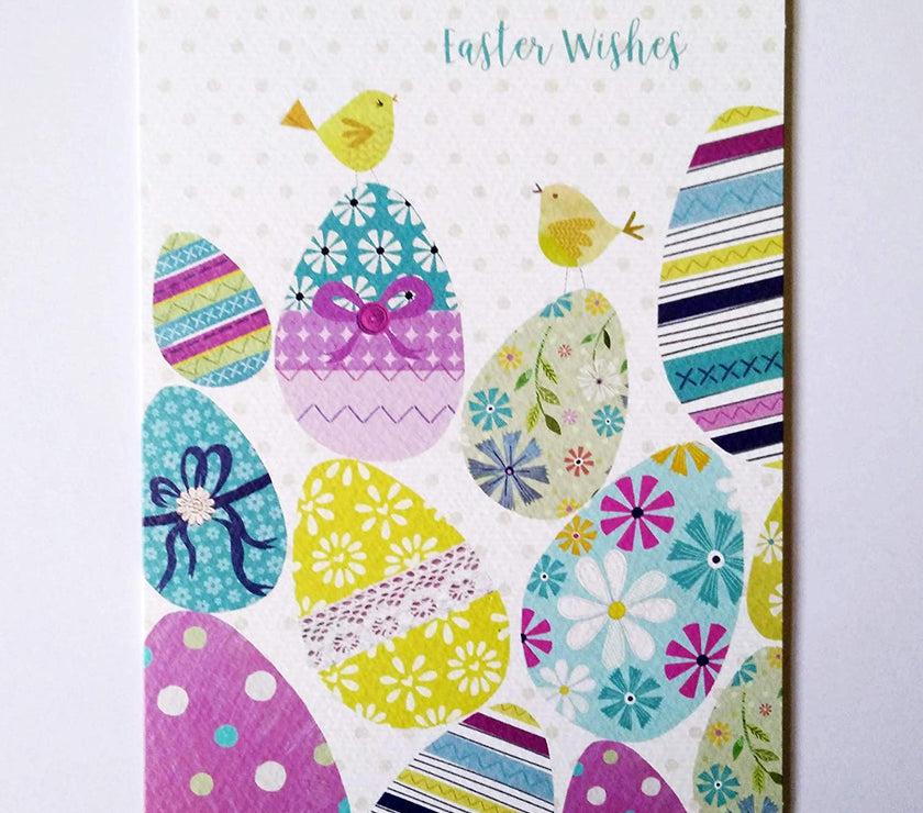 Eggs and Chicks Easter Card
